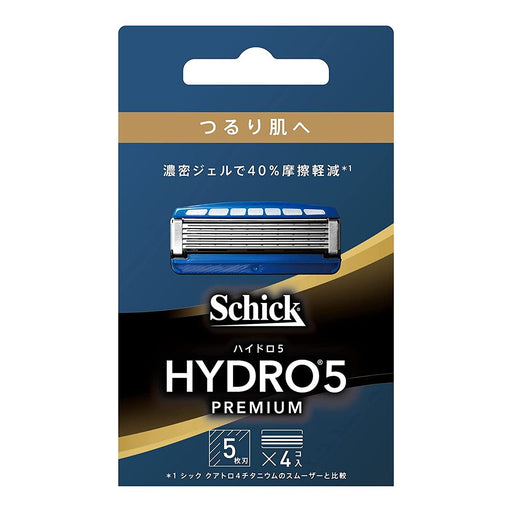 Schick Hydro 5 Smooth Skin Replacement Blades 4-Piece Set with Skin Guard-Kiichin - The #1 Place for Japanese Goods in Your Hand!
