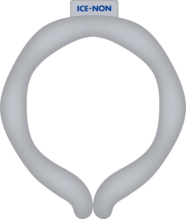 Icenon Hakugen Earth Neck Cooler Ice Gray L Size by Ice Packs Brand