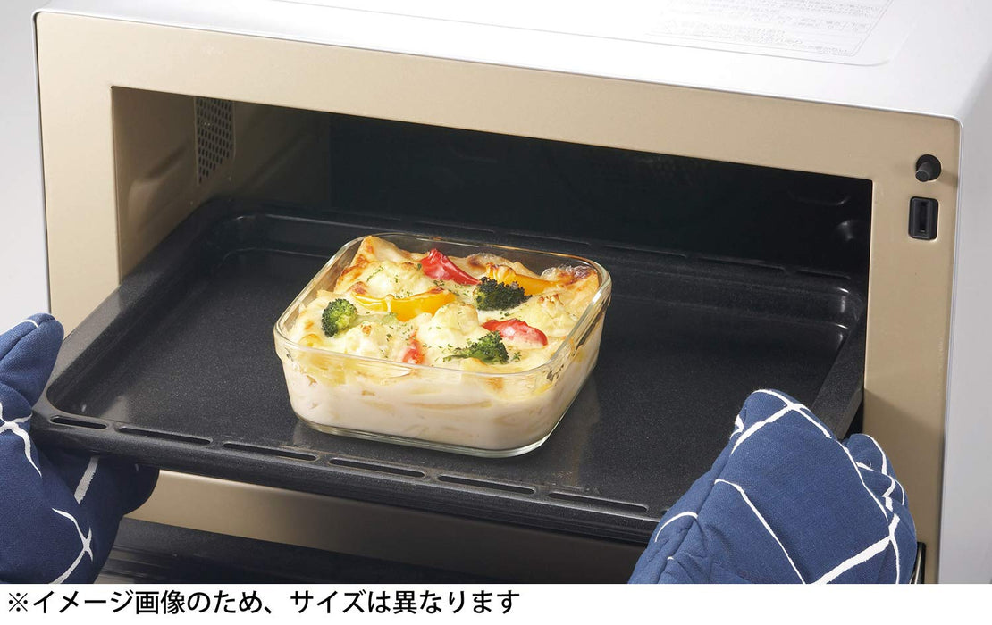 Iwaki Medium Green Heat-Resistant Glass Butter Storage Container 500Ml
