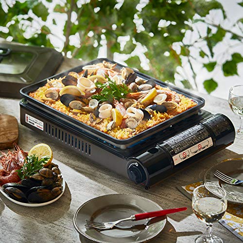 Iwatani Cassette Gas Hot Plate Yakijozusan Alpha Brown Cb-Ghp-A-Br-Kiichin - The #1 Place for Japanese Goods in Your Hand!