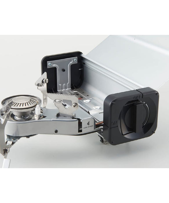 Iwatani Fore Winds Portable Silver Folding Camping Stove for Outdoor Use-Kiichin - The #1 Place for Japanese Goods in Your Hand!