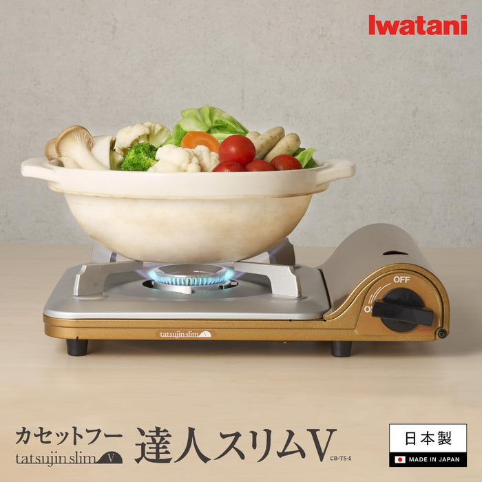 Iwatani Portable Stove CB-TS-5 Disaster Prevention Slim Made in Japan