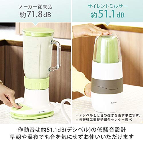 Iwatani Silent Blender Grater Cutter Set Ifm-S30G Red: Efficient Kitchen Tool