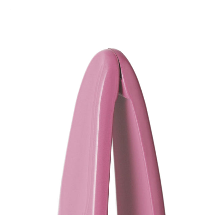 Gentle Pink Tweezers by Kai - Rounded Tip Skin-Friendly Kq3210