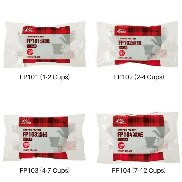 Kalita Japan Coffee Filter Papers (100 Pack) 2-4 Cups - Fp102-Kiichin - The #1 Place for Japanese Goods in Your Hand!