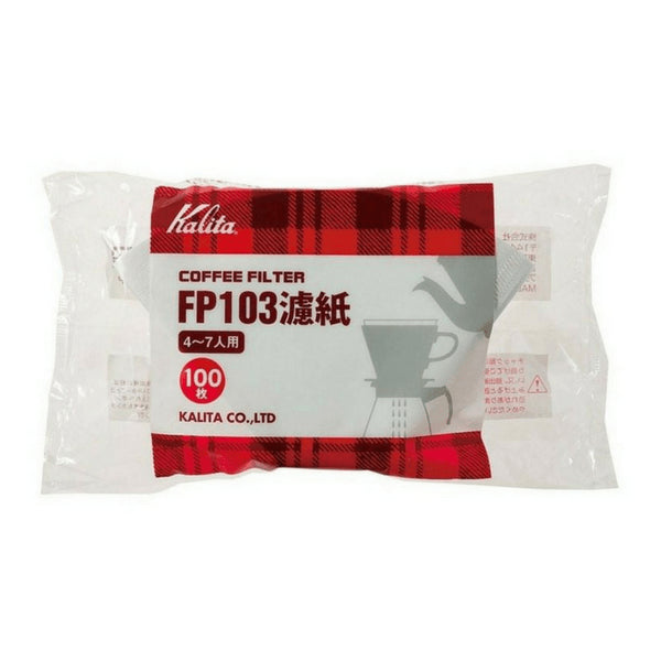 Kalita Coffee Filter Papers (100-Pack) for 4-7 Cups-Kiichin - The #1 Place for Japanese Goods in Your Hand!