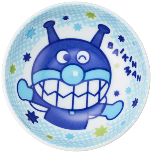 Kanesho Pottery Anpanman Baikinman Kids Bowl 12cm Blue Tableware-Kiichin - The #1 Place for Japanese Goods in Your Hand!