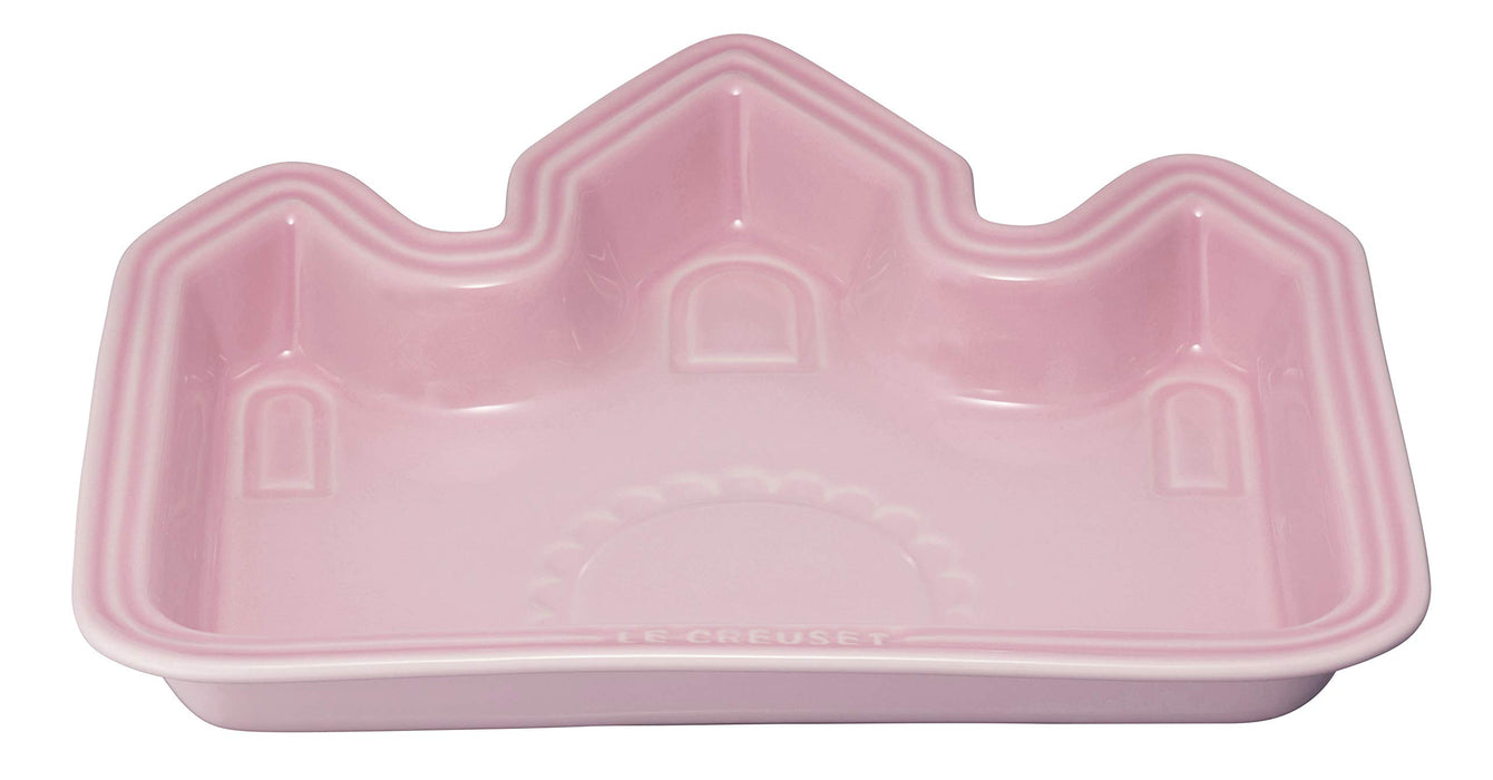 Le Creuset Milky Pink Baby Lunch Plate Castle Microwave Safe for Girls