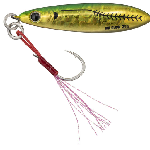 Major Craft Metal Jig Slow 30G Green Gold Maki Jig for Horse Mackerel #79-Kiichin - The #1 Place for Japanese Goods in Your Hand!