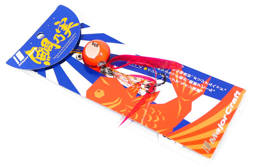 Major Craft Metal Jig Tai Chisel 80G - Orange Red Model TM-80/#2-Kiichin - The #1 Place for Japanese Goods in Your Hand!