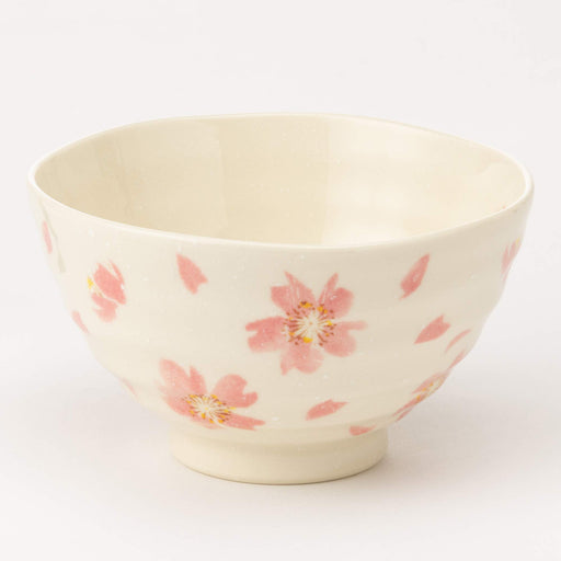 Casual Life Kakuni Mino Ware Sakura No Mai Pink Rice Bowl W20059-Kiichin - The #1 Place for Japanese Goods in Your Hand!