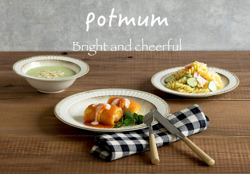 Minoru Pottery Large Oatmeal Bowl 17.2cm Diameter Ideal for Serving-Kiichin - The #1 Place for Japanese Goods in Your Hand!