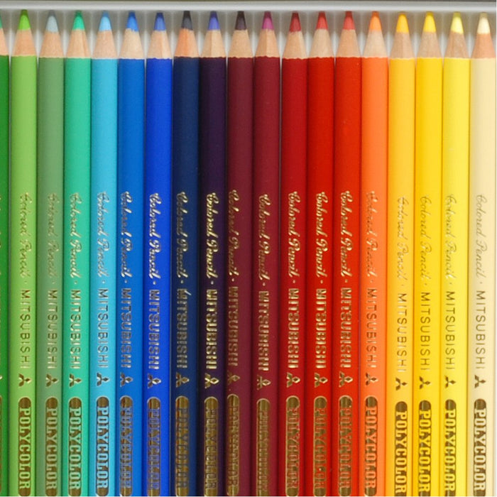 Mitsubishi Pencil Polycolor No.7500 - 36 Vibrant Colored Pencils Set K750036C-Kiichin - The #1 Place for Japanese Goods in Your Hand!