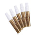 Mitsubishi Pencil Bold Gold Paint Marker 5 Pack - Px30.25 Series-Kiichin - The #1 Place for Japanese Goods in Your Hand!