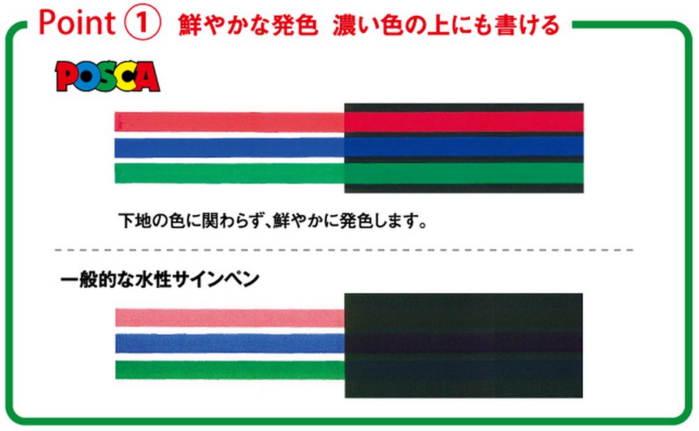 Mitsubishi Pencil Posca Extra Fine Black Water-Based Pen Pack of 10-Kiichin - The #1 Place for Japanese Goods in Your Hand!