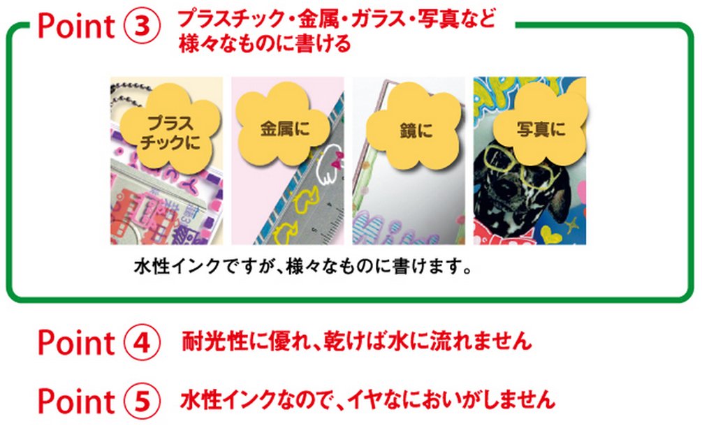 Mitsubishi Pencil Posca Extra Fine Black Water-Based Pen Pack of 10-Kiichin - The #1 Place for Japanese Goods in Your Hand!