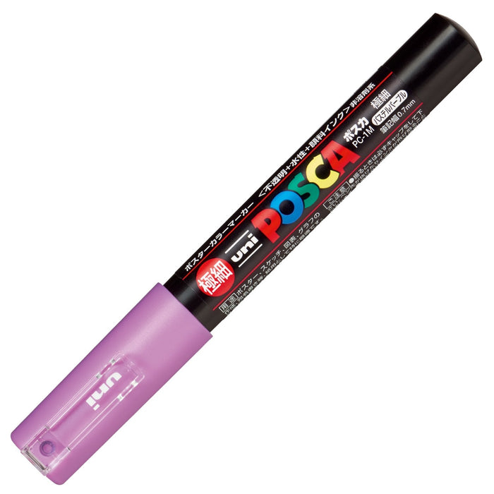 Mitsubishi Pencil Extra Fine Water-Based Pastel Purple Pen 10-Pack Posca Pc1Mp.11-Kiichin - The #1 Place for Japanese Goods in Your Hand!