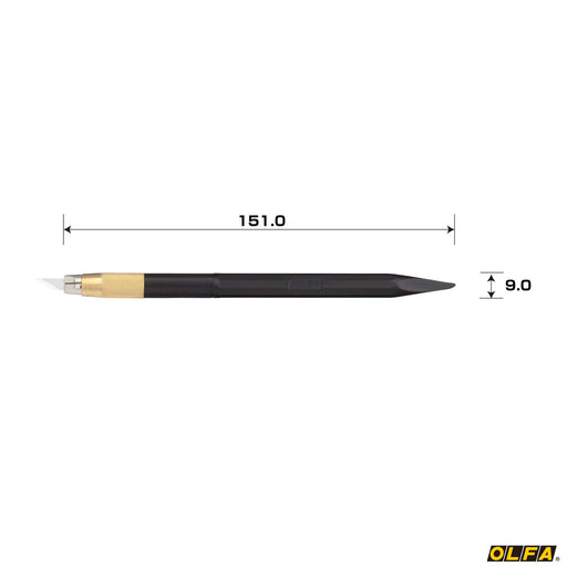 Olfa 216Bsbk Designer Knife Black - Ideal for Stationery Use by Olfa-Kiichin - The #1 Place for Japanese Goods in Your Hand!