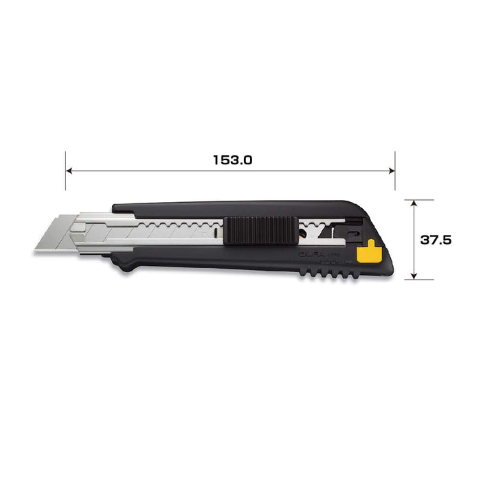 Olfa Mz-Al Auto-Lock 168B Large Cutter Silver-Kiichin - The #1 Place for Japanese Goods in Your Hand!