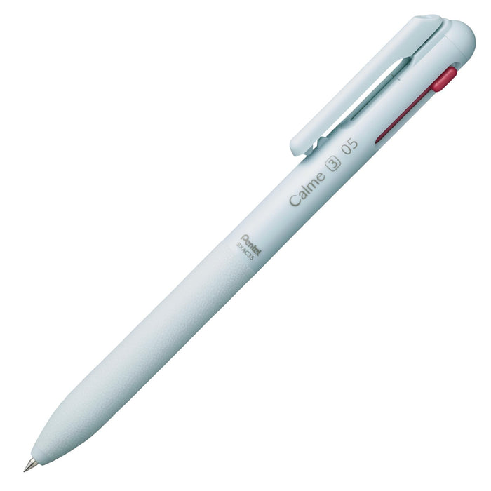 Pentel Calme Light Blue 3 Color 0.5mm Ballpoint Pen Bxac35S2-Kiichin - The #1 Place for Japanese Goods in Your Hand!