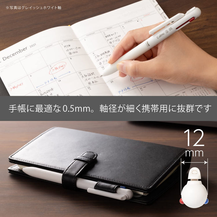 Pentel Limited Calme Calme Sky Jade 0.5mm 3-Color Ballpoint Pen BXAC35L1-Kiichin - The #1 Place for Japanese Goods in Your Hand!