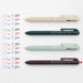 Pentel Calme Calme Limited 3-Color 0.7mm Ballpoint Pen in Chestnut Purple-Kiichin - The #1 Place for Japanese Goods in Your Hand!