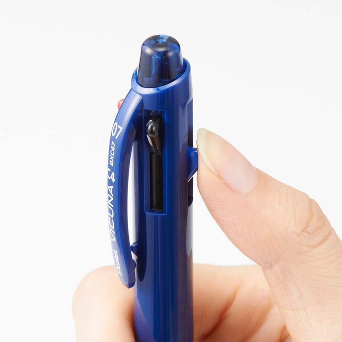 Pentel Vicuna BXC47C 0.7mm 4-Color Ballpoint Pen in Blue-Kiichin - The #1 Place for Japanese Goods in Your Hand!