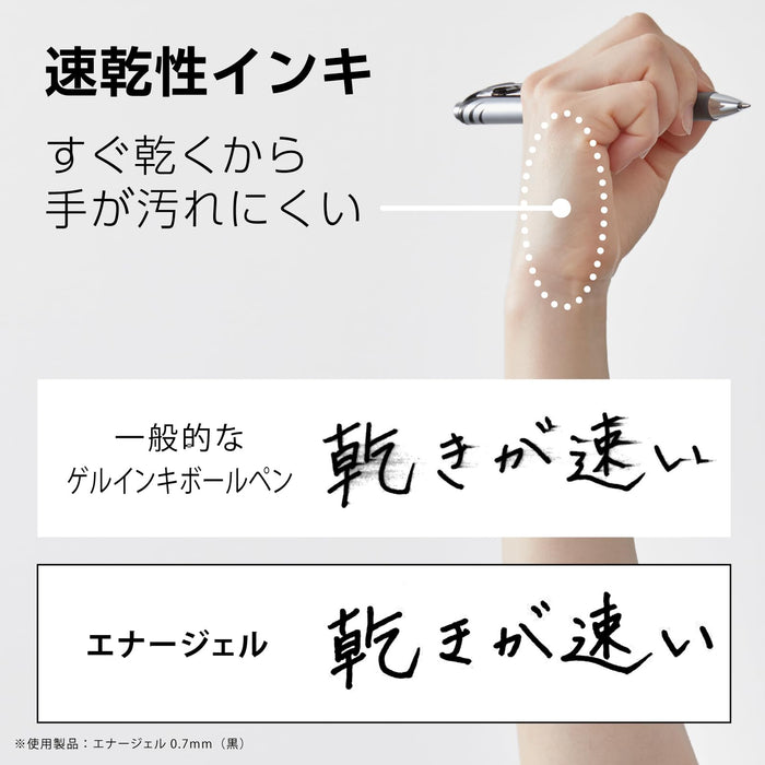 Pentel Energel 0.5mm 12 Colors Ballpoint Pen Set with Stand Case-Kiichin - The #1 Place for Japanese Goods in Your Hand!