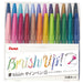 Pentel 24 Color Set Brush Touch Felt Pen - Ses15C-24St-Kiichin - The #1 Place for Japanese Goods in Your Hand!