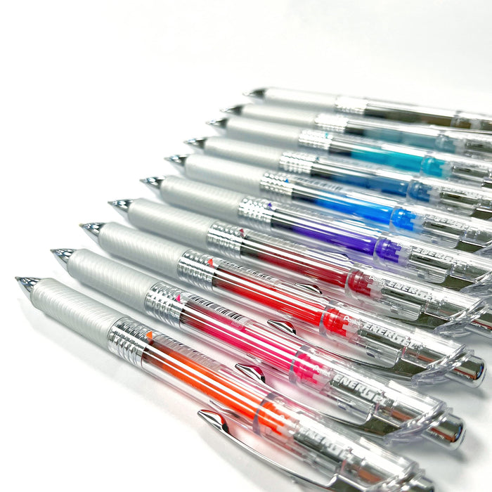 Pentel EnerGel Infree 0.7mm Gel Ink Ballpoint Pen 10 Colors Pack-Kiichin - The #1 Place for Japanese Goods in Your Hand!