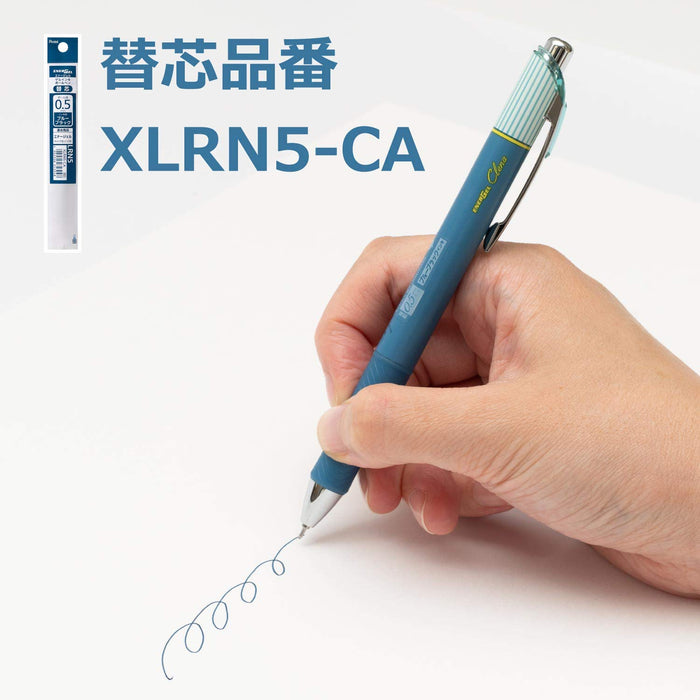 Pentel Energel Klena 05 Gel Ink Ballpoint Pen Blue Black Pack of 10-Kiichin - The #1 Place for Japanese Goods in Your Hand!