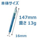 Pentel Energel Kurena 03 Blue Black Gel Ink Ballpoint Pen Pack of 5-Kiichin - The #1 Place for Japanese Goods in Your Hand!