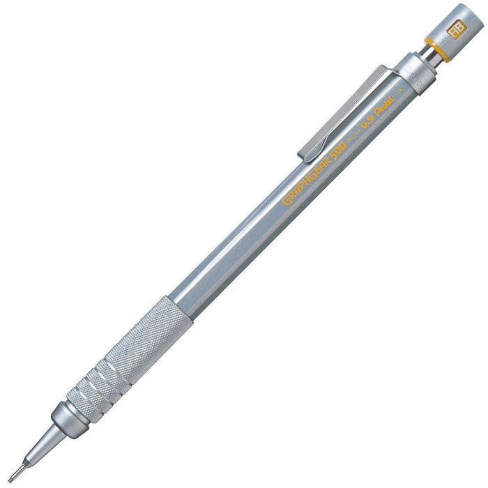 Pentel Graph Gear 500 Mechanical Pencil 0.9mm Silver Model PG519-Kiichin - The #1 Place for Japanese Goods in Your Hand!