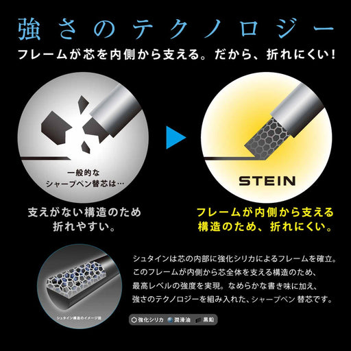 Pentel 0.7mm HB Mechanical Pencil Ein Lead Stein Pack of 5-Kiichin - The #1 Place for Japanese Goods in Your Hand!