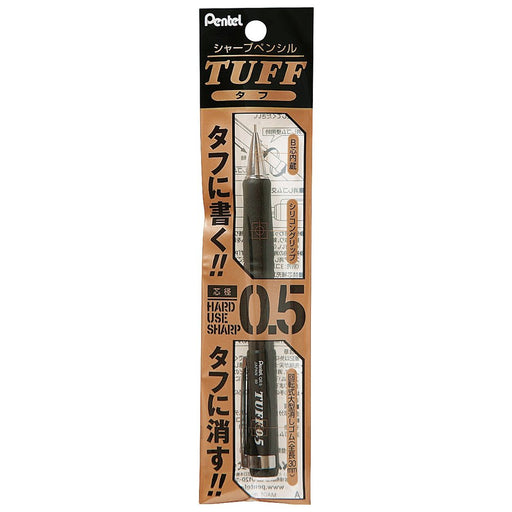 Pentel 0.5 Mechanical Pencil Tough XQE5-A Black Axis by Pentel-Kiichin - The #1 Place for Japanese Goods in Your Hand!