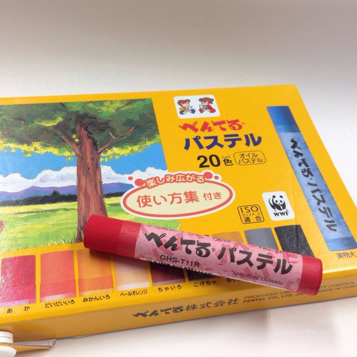 Pentel Ghsr-20 Pastel Set - Premium 20 Color Collection by Pentel-Kiichin - The #1 Place for Japanese Goods in Your Hand!