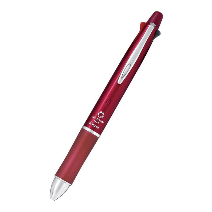 Pilot Doctor Grip 4+1 Bordeaux Axis 0.7mm 4-Color Ballpoint Pen and 0.5mm Pencil-Kiichin - The #1 Place for Japanese Goods in Your Hand!