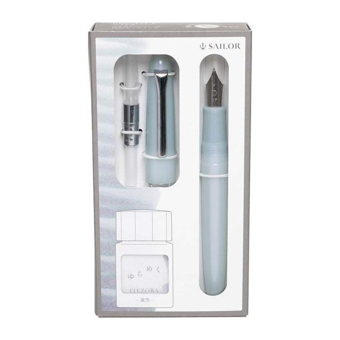 Sailor Fountain Pen Profit Junior +10 Brush Characters Flickering Frozen Sky 10-0420-706-Kiichin - The #1 Place for Japanese Goods in Your Hand!