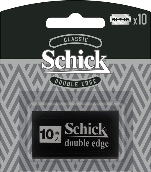 Schick Men's Classic Double Edge Razor with 10 Replacement Blades-Kiichin - The #1 Place for Japanese Goods in Your Hand!