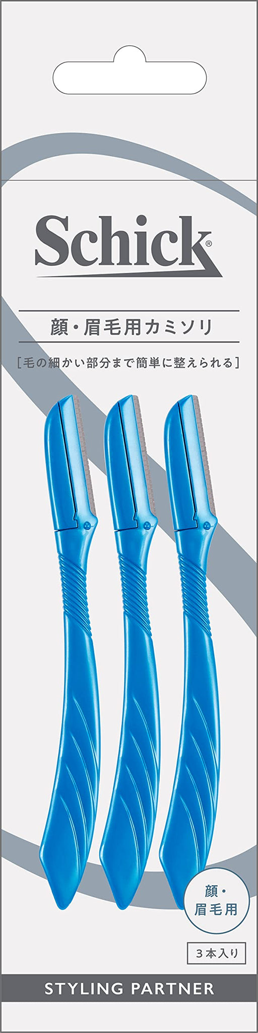 Schick Men's Large Dispo Face and Eyebrow Razor 3 Piece Set-Kiichin - The #1 Place for Japanese Goods in Your Hand!