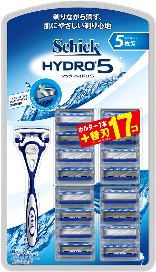 Schick Hydro 5 Club Pack with Holder and 16 Replacement Blades-Kiichin - The #1 Place for Japanese Goods in Your Hand!