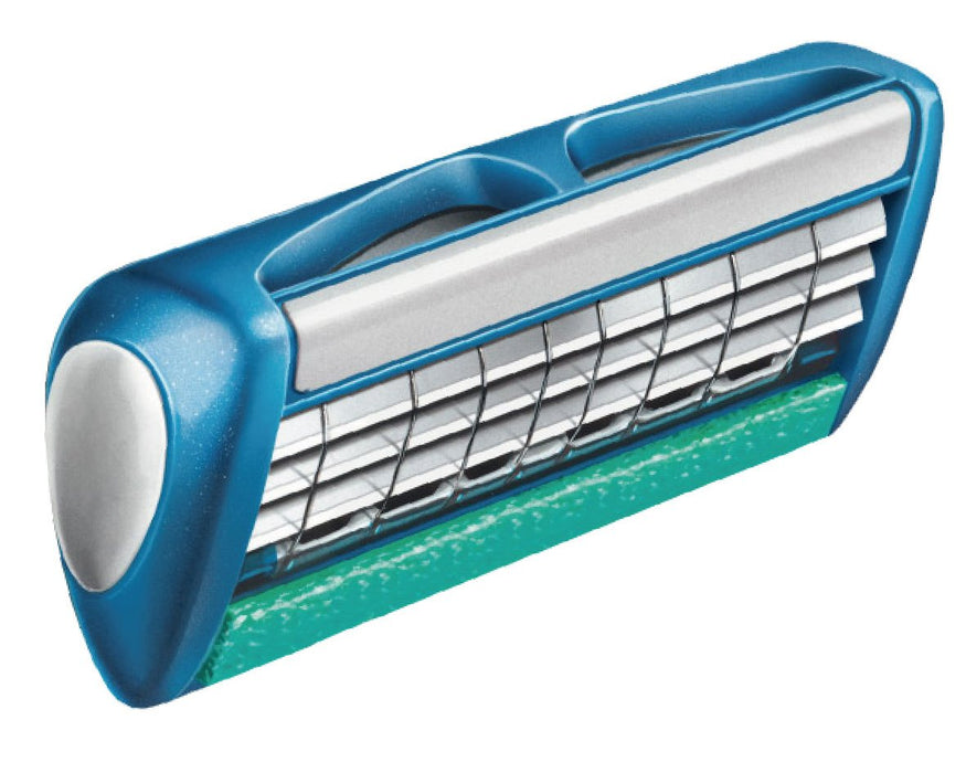 Schick Protector Three - 8-Piece Replacement Razor Blades Set-Kiichin - The #1 Place for Japanese Goods in Your Hand!