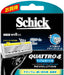 Schick Quattro 4 Titanium Revolution 8-Piece Replacement Blade Set-Kiichin - The #1 Place for Japanese Goods in Your Hand!