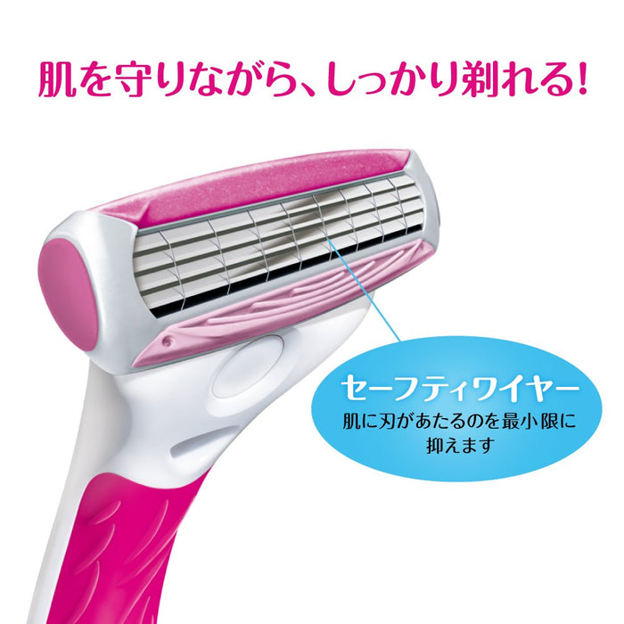 Schick Quattro 4-Blade Women's Razor with 2 Replacement Blades Included-Kiichin - The #1 Place for Japanese Goods in Your Hand!