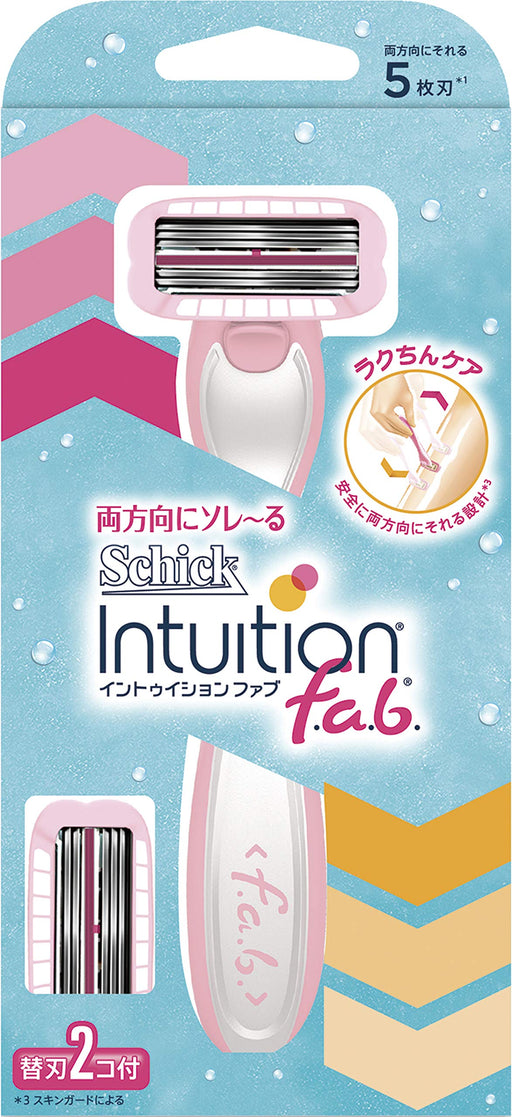 Schick Intuition Fab Holder Women's Razor with 3 Blades-Kiichin - The #1 Place for Japanese Goods in Your Hand!