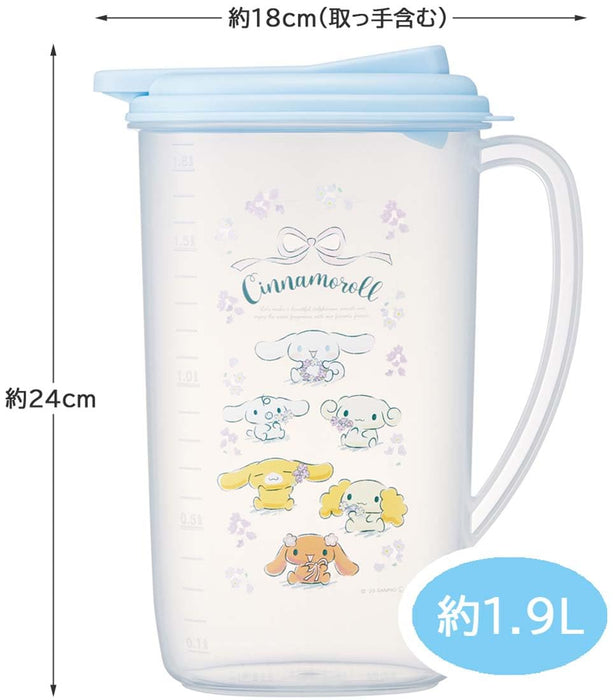 Skater Water Pot Cinnamoroll Flower Wreath Sanrio Bottle Ci19-A