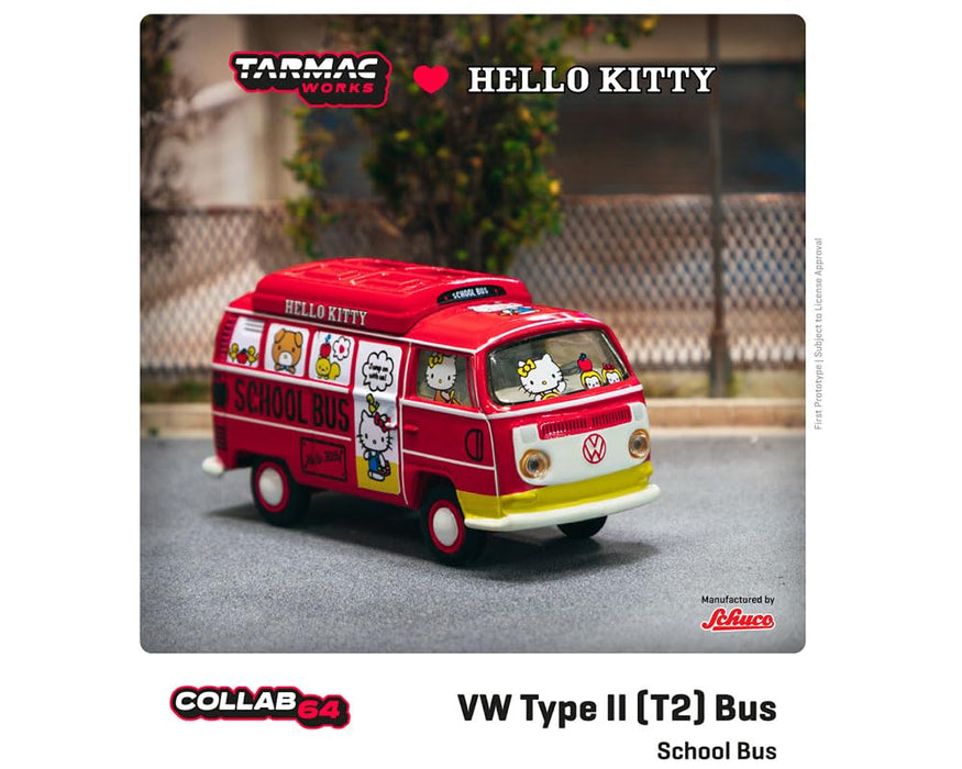 Schuco Volkswagen Type 2 Van 1/64 Hello Kitty Edition Tarmac Works Import-Kiichin - The #1 Place for Japanese Goods in Your Hand!