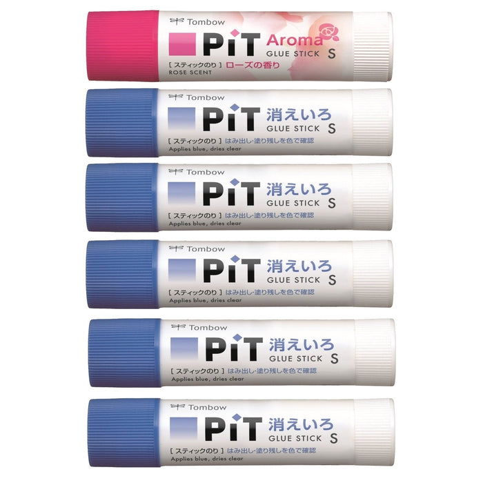 Tombow High Power Aroma Pencil Glue Stick 5 Pieces - Pit S HCA-612AZ-Kiichin - The #1 Place for Japanese Goods in Your Hand!