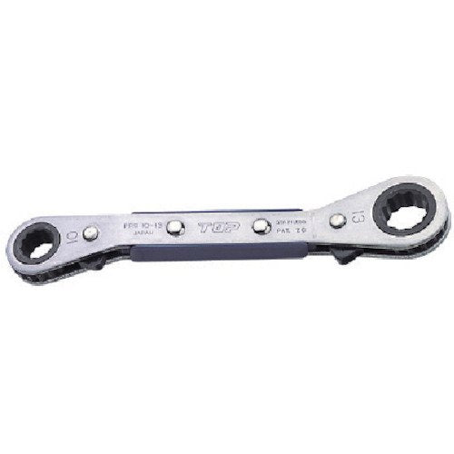Top Kogyo Bent Plate Ratchet Wrench 17x19mm Thin Type Maintenance Tool-Kiichin - The #1 Place for Japanese Goods in Your Hand!