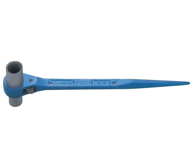 Top Kogyo Long Socket Ratchet Wrench 12x14mm Blue Scaffolding Tool Japan Made-Kiichin - The #1 Place for Japanese Goods in Your Hand!